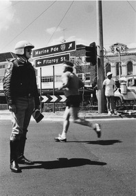 Photograph - Street scene, Martin Munz, Fitzroy Street, c1980s