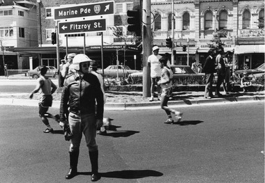 Photograph - Street scene, Martin Munz, Fitzroy Street, c1980s