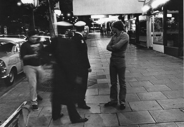 Photograph - Street scene, Martin Munz, Fitzroy Street, c1980s