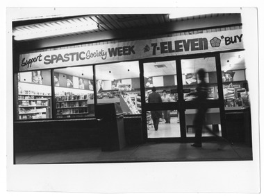 Photograph - Street scene, St Kilda Shout Collective, Fitzroy Street, St Kilda, 1981