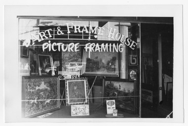 Photograph - Street scene, St Kilda shop window, c1980s
