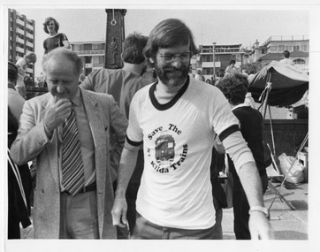 Photograph - Activism, Save St Kilda Train protest, 1981