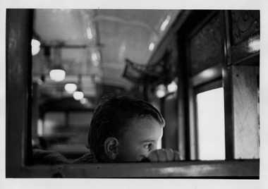 Photograph - Industrial, Red Rattler train, c1980s