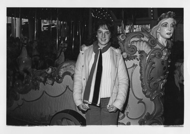 Photograph - Leisure activity, St Kilda Shout Collective, Carousel Luna Park, 1981