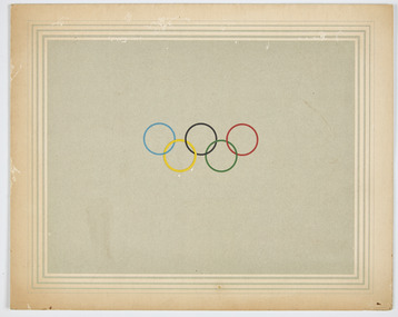 Souvenir - Pamphlet, Melbourne Olympics 1956, 1956