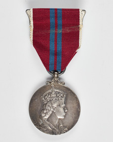 Memorabilia - Medal, Cecil Thomas, Elizabeth II Coronation Medal, 1953