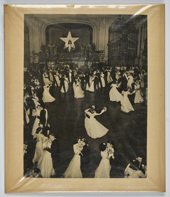 Photograph - Photograph of group, Debutante Ball Dancers at St Kilda Town Hall