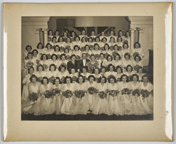 Photograph - Group portrait, Debutantes