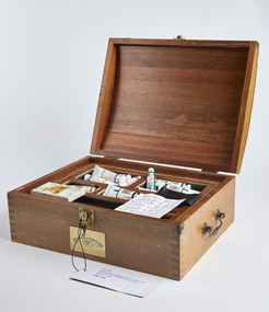 Tool - Artist's paint case, Mirka Mora paint case with paints and brushes, 13 April 2026