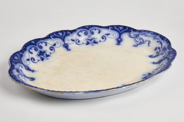Domestic object - Crockery, Ceramic Charger owned by Mirka Mora