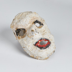 Decorative object - Small plaster mask, Small plaster mask owned by Mirka Mora