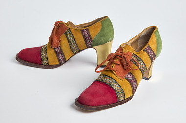 Clothing - Pair of Moschino shoes owned by Mirka Mora
