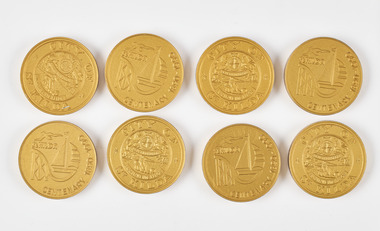 Souvenir - Medallions, City of St Kilda Centenary medallions, 1990