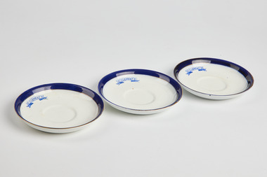 Domestic object - Crockery, St Clements Private Hospital saucers, c.1927-1940