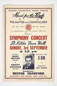 Poster - Advertisement, Music for the People, 1944
