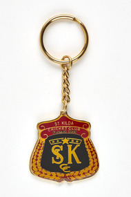 Souvenir - Keyring, St Kilda Cricket Club keyring, c.2000s