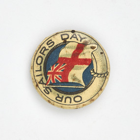 Memorabilia - Badge, Our Sailors Day, 1917