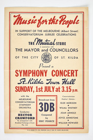 Poster - Advertisement, Music for the People, 1945