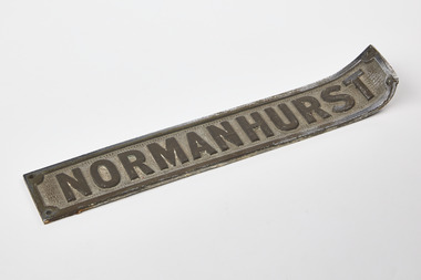 Sign - House name, Normanhurst