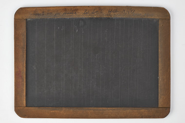 Functional object - School equipment, School slate, c1880s