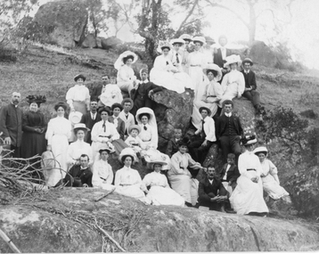 Photograph, Picnic in the Bush  -- Various Families c1900
