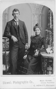 Photograph, C. Hewitt, Studio Portrait at Stawell Photographic Company