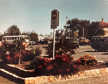 Photograph, Car Park in Sloane Street looking towards Main Street Stawell c 1978 - Large coloured photograph