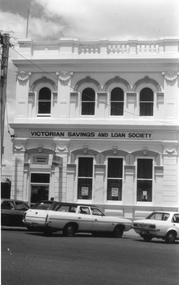 Photograph, Victorian Savings & Loan Society in Main Street