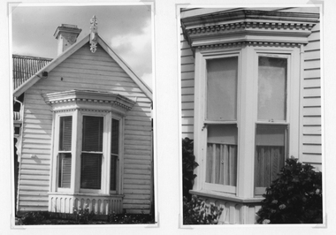 Photograph, Bay Window examples of the Federation House Period -- 2 Photos