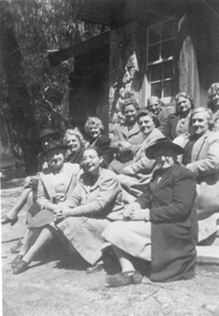 Photograph, Baptist Church members at a Picnic c.1930s - 2 photos  plus earlier photo