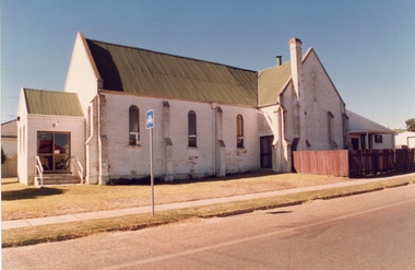 Photograph, Free Methodist Chapel Church in Wakeham Street 1870 -- Coloured