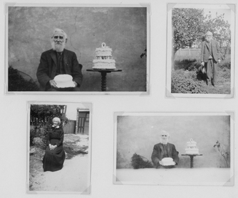 Photograph, Mr “Brickie” Thomas & Mrs Thomas nee Unknown of Clifton Ave -- 4 Photos