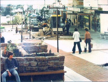 Photograph, ABC Playground being Constructed in the Gold Reef Mall  -- Looking West -- Coloured