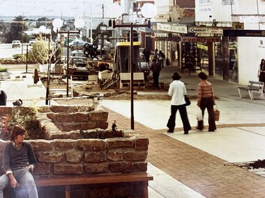 Photograph, ABC Playground being Constructed in the Gold Reef Mall  -- Looking West -- Coloured
