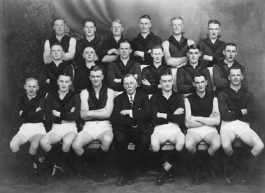 Photograph, Stawell Football Team c1938 – 1939 -- Premiers