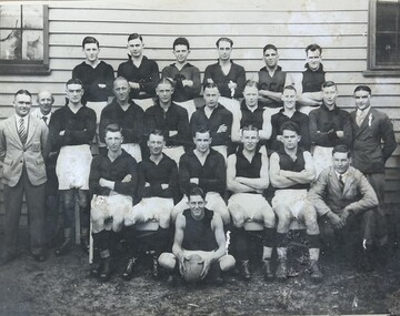 Photograph, Stawell Football Team and Club Officials 1930