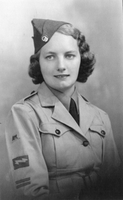 Photograph, Miss Madge Frost in AWL Uniform later married Mr. Alf Pickford c 1939 -1945