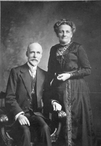 Photograph, Mr James Walker & Mrs Mary Walker nee Unknown -- Studio Portrait
