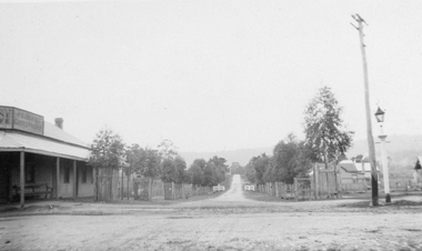 Photograph, Landsborough Scene -- McKenzie Street 1924