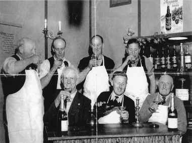 Photograph, Seppelts Workers wine tasting 1950