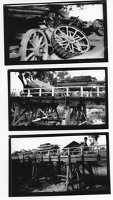 Photograph, Traction Engine Accident on the Joel Joel bridge -- 3 Photos