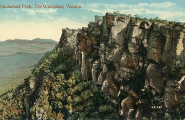 Postcard, Wonderland Peak in the Grampians -- Postcard