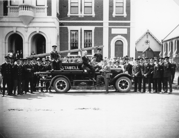 Photograph, Fire Brigade Pump Presentation at Stawell 1931