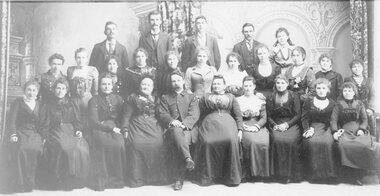 Photograph, Primitive Methodist Group of Christian Endeavour Stawell 1899