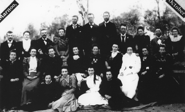 Photograph, Fellowship Class in Marnoo 1898