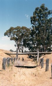 Photograph, Riachella Tramway at the Gravel Pit -- 2 Photos -- Coloured