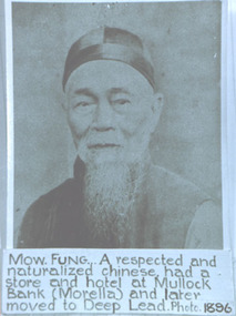 Photograph, Mr Mow Fung from Deep Lead -- Studio Portrait