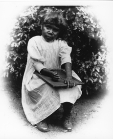 Photograph, First Nation child at Carrs Plains