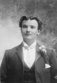 Photograph, Mr Arthur (Art) Erwin at Herbert's Studios Stawell