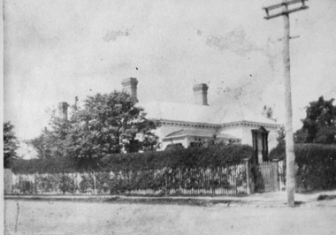 Photograph, "Lanceville" cnr of Skene & Grant Streets 1920
